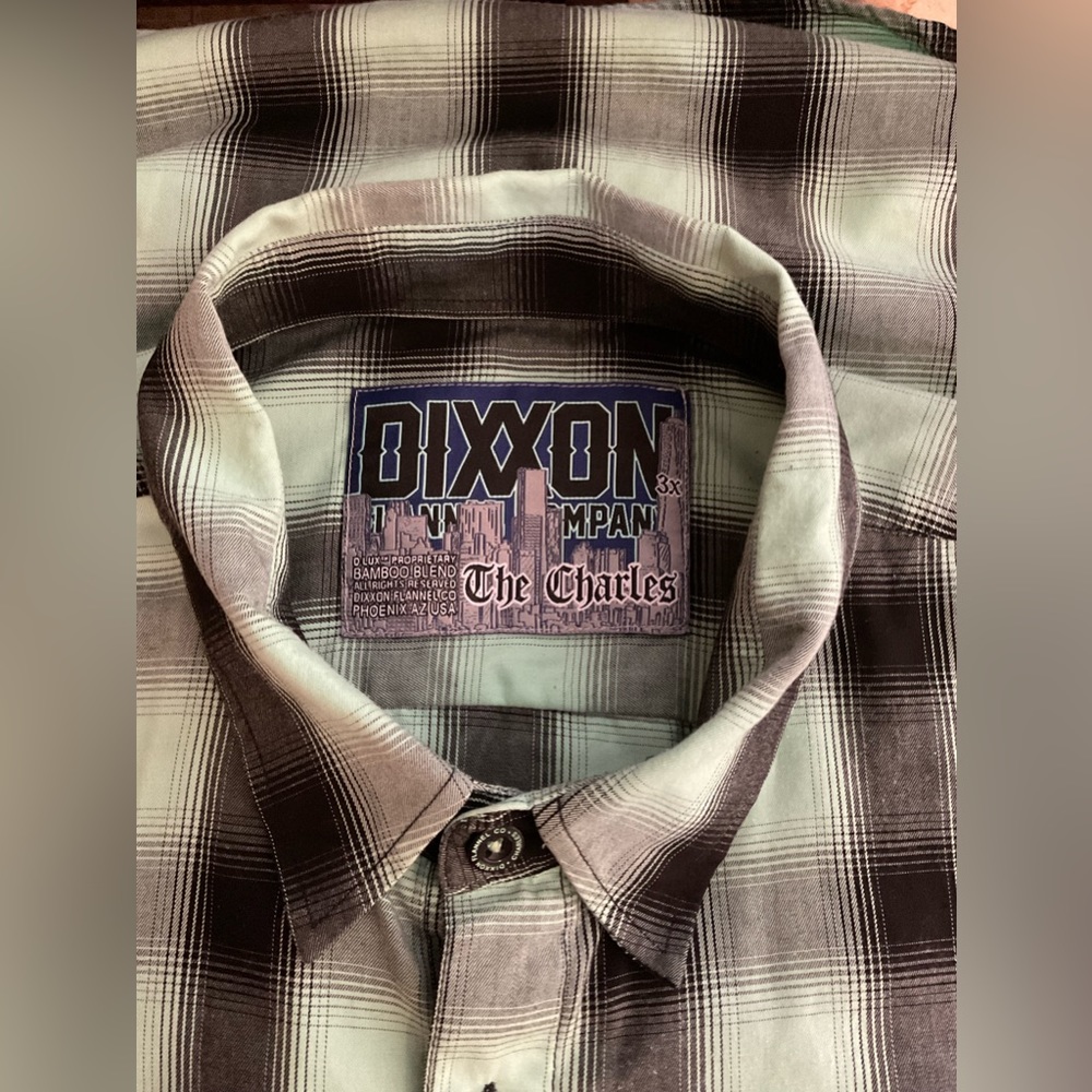 ◦	Dixxon Bamboo Men’s 3XL
	◦	Used in excellent condition
	◦	Fits true to size